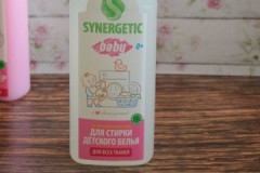 Ulasan gel dobi bayi synergetik: ciri, kos, pendapat pengguna