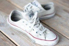 Competent actions - a snow-white result, or how to wash white sneakers from fabric