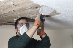 No noise and dust, or how to quickly and easily remove whitewash from the ceiling